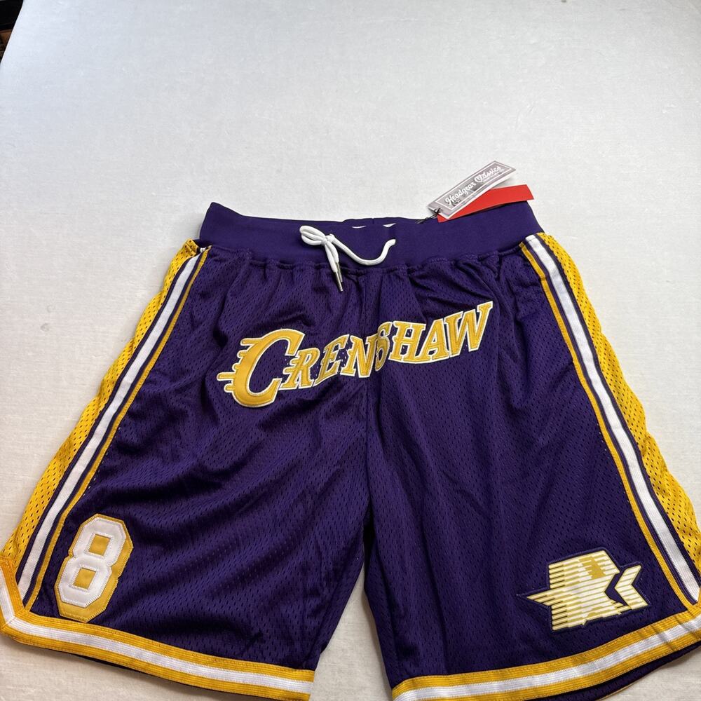 Headgear Classics Kobe Bryant Crenshaw Basketball Shorts Size L